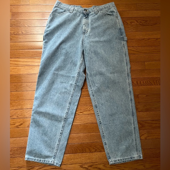 Vintage Riveted By Lee Light Wash Shortalls main image 0